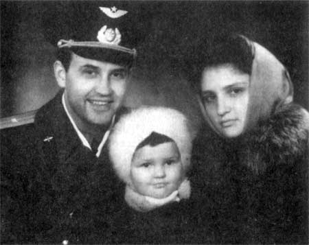 Георгий с женой Людмилой и дочерью Мариной