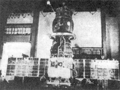 Космический корабль  «Союз-1» на космодроме Байконур [1967 г.>