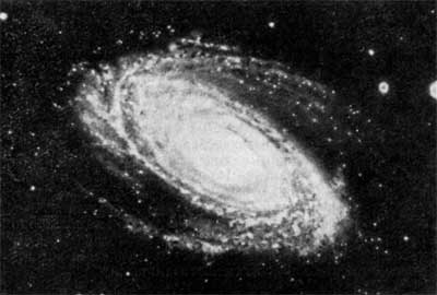 Фиг.8. Фотография спиральной галактики.